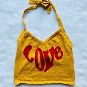 Forever 21 love crop top